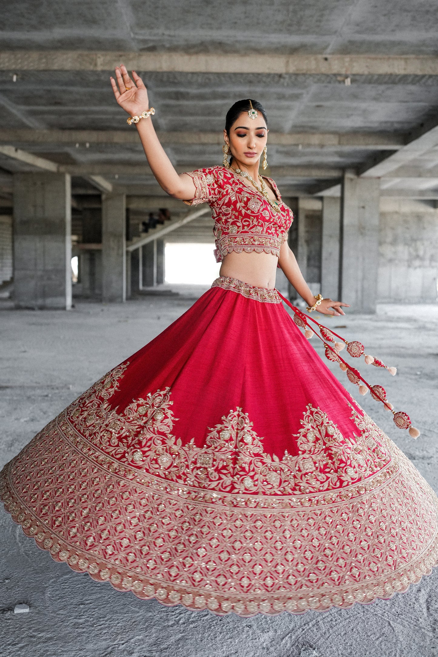 Prem rang lehenga