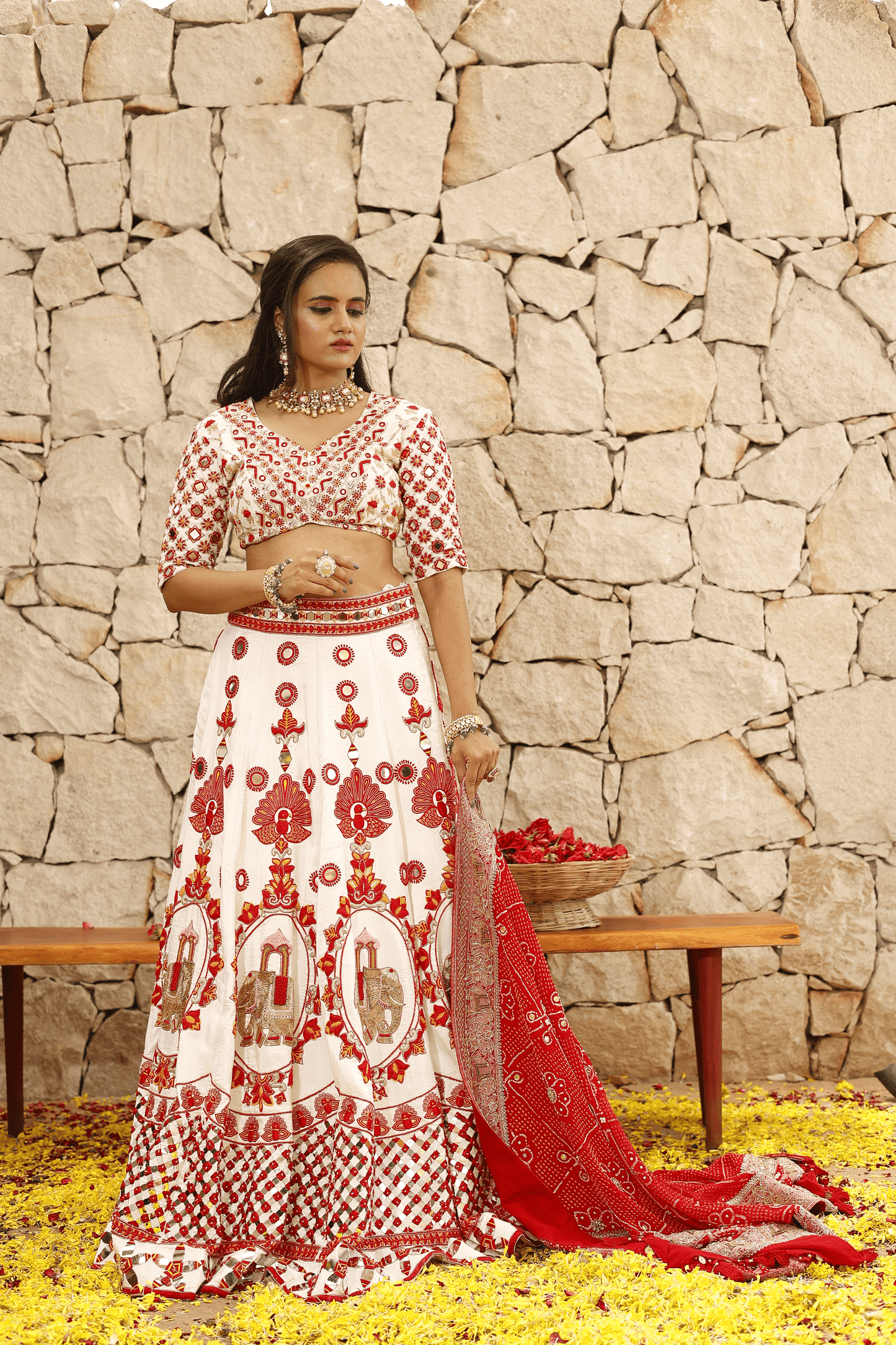 Mor Lehenga