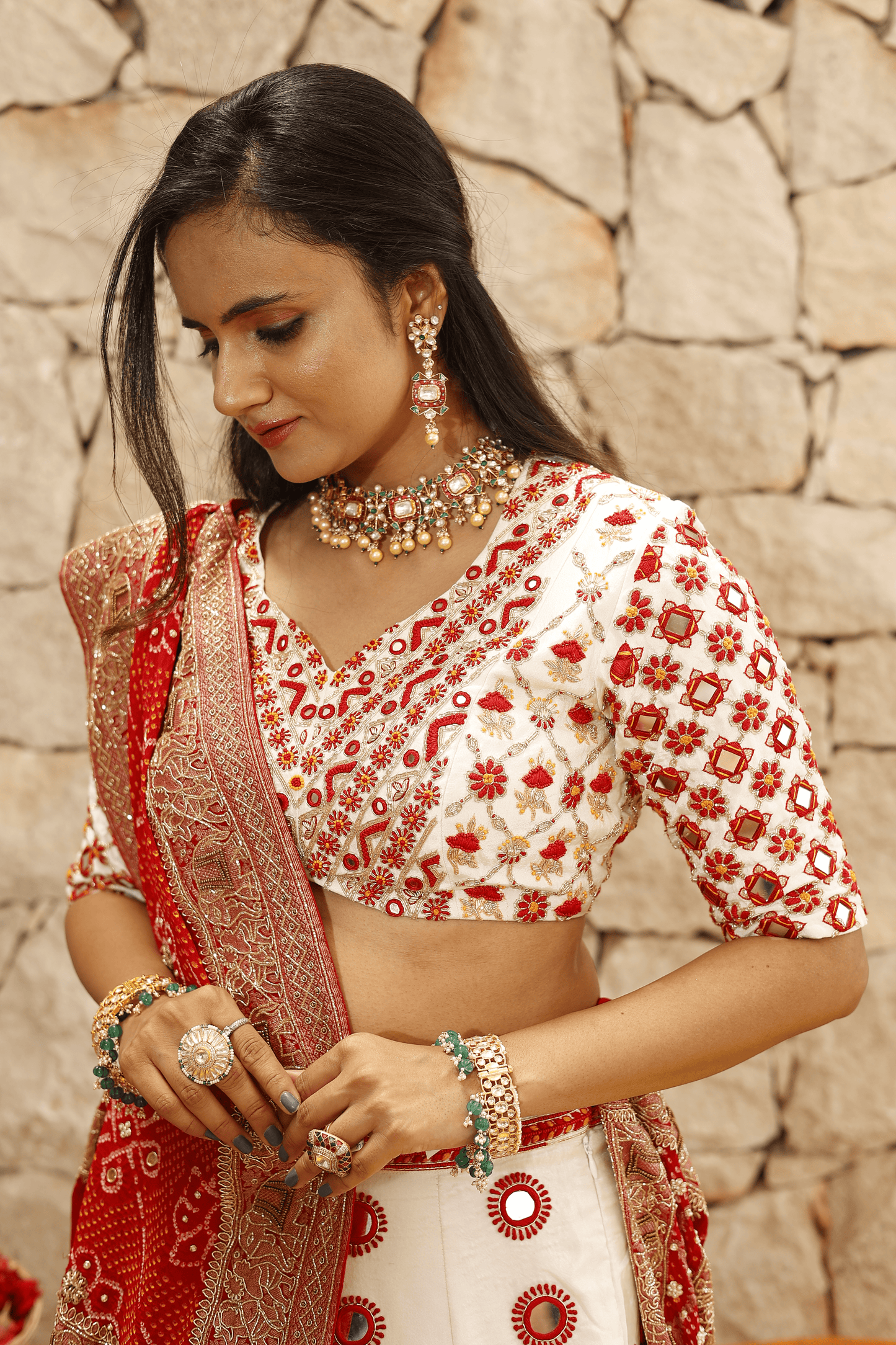 Mor Lehenga
