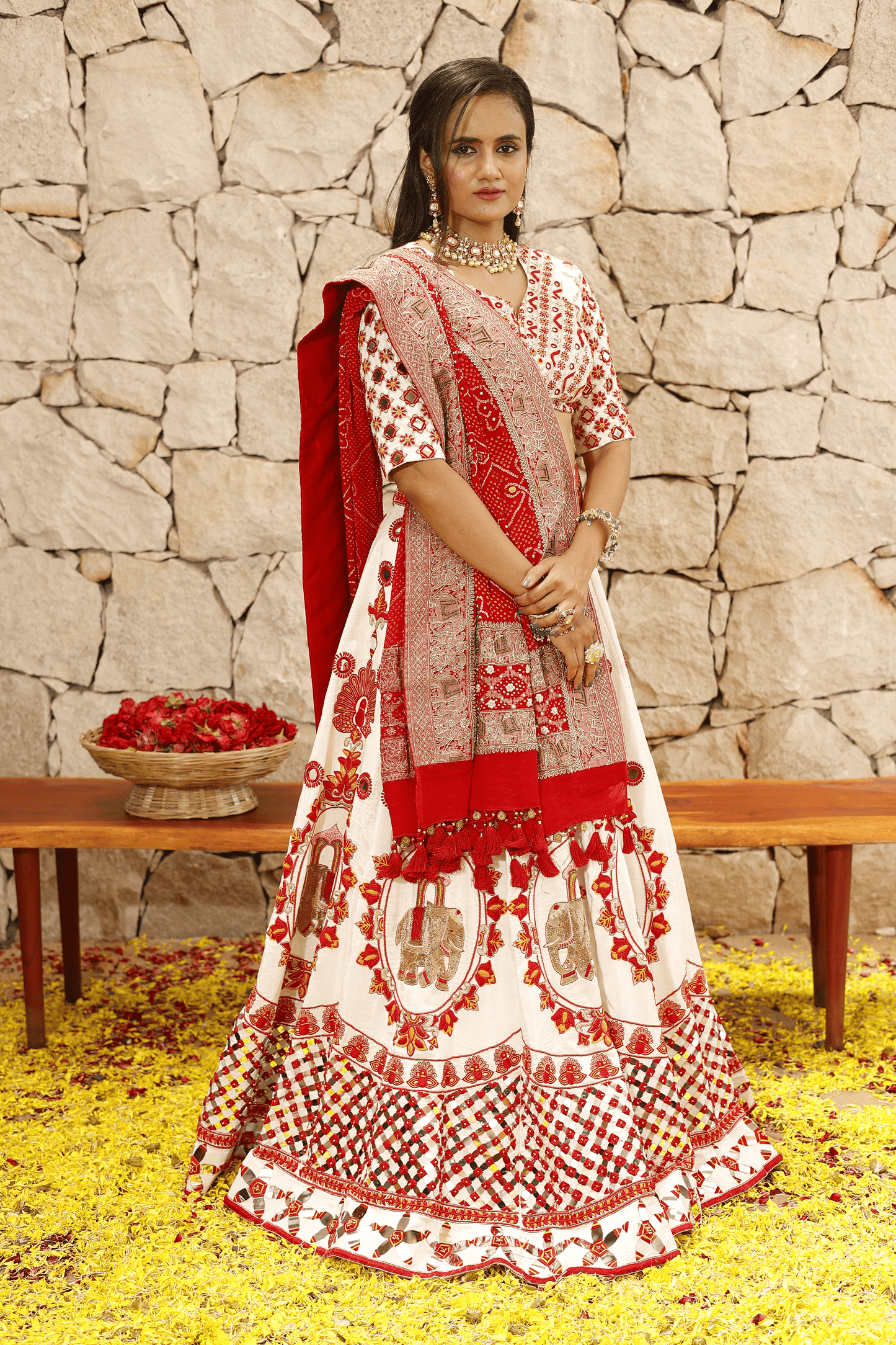 Mor Lehenga