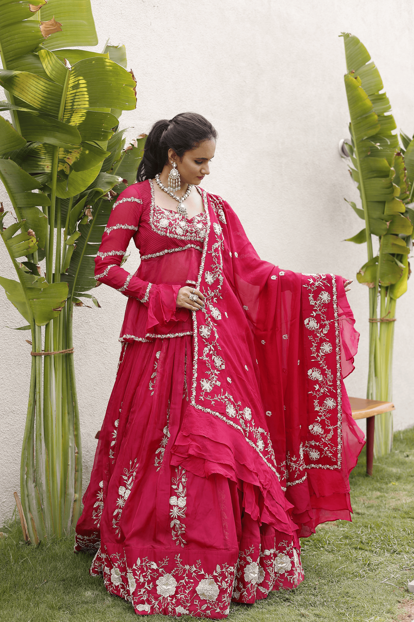 Carnation lehenga
