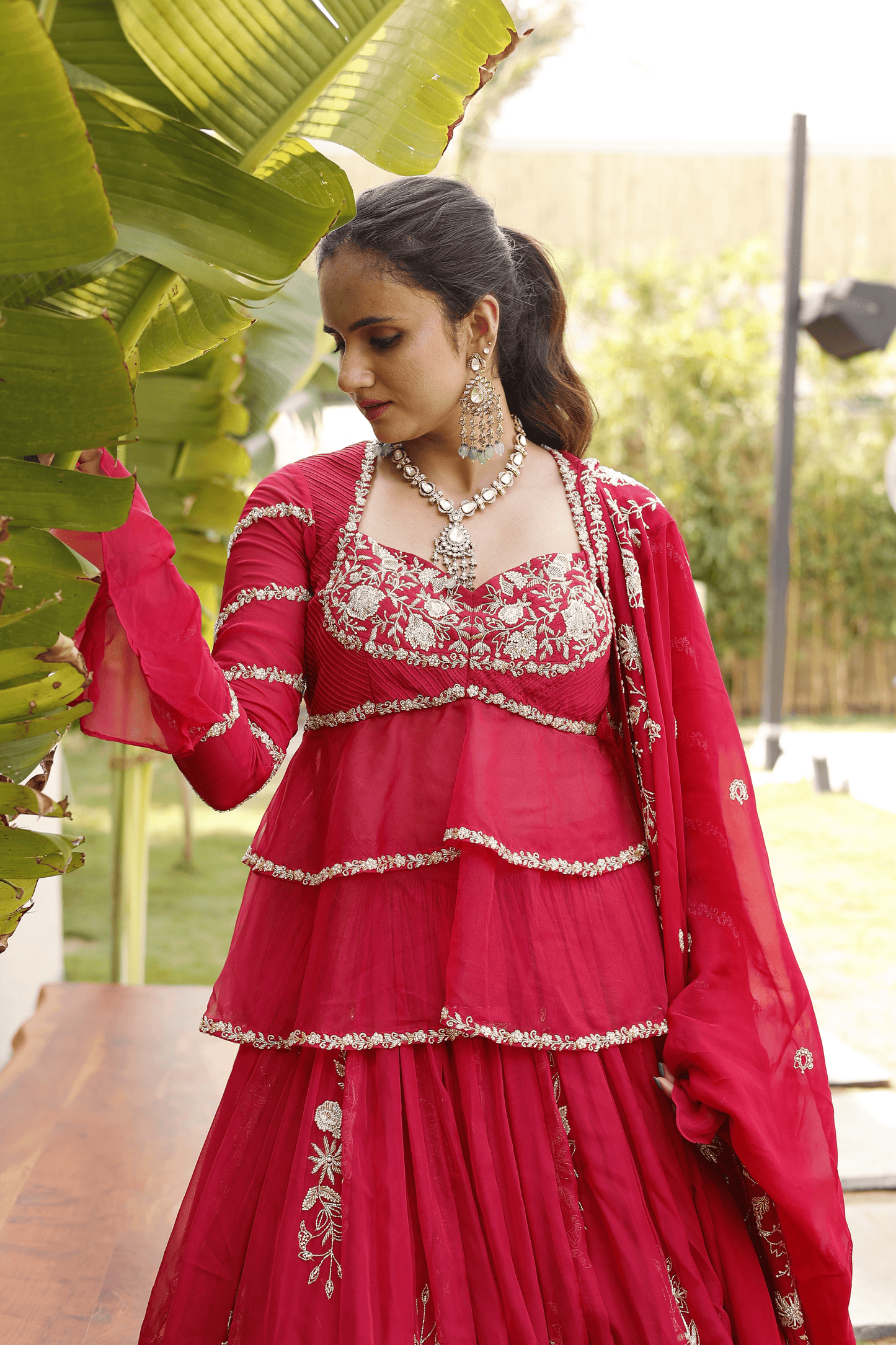 Carnation lehenga