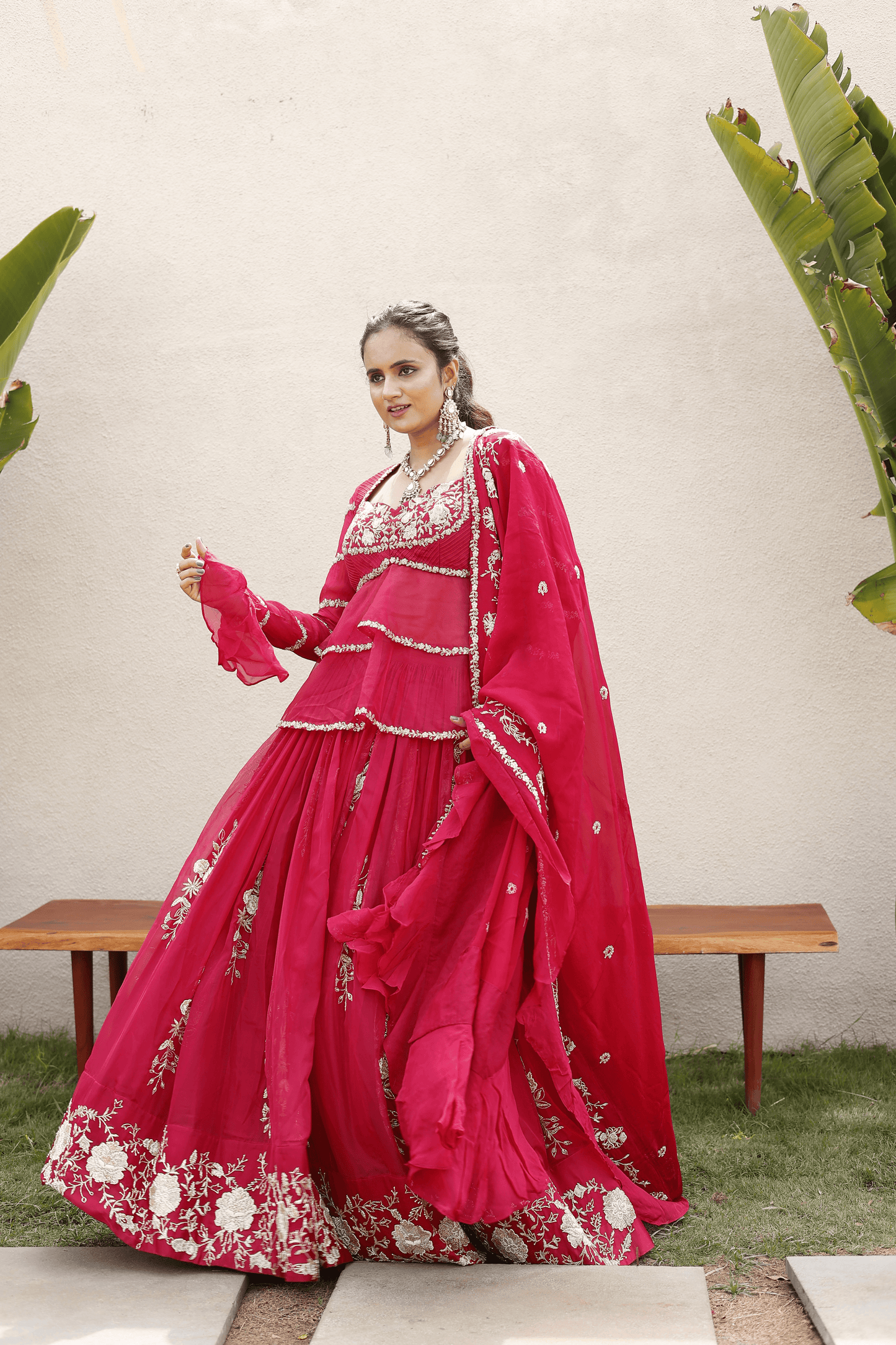Carnation lehenga