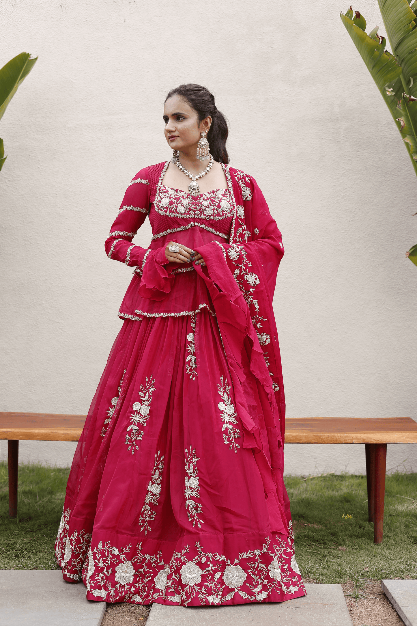 Carnation lehenga