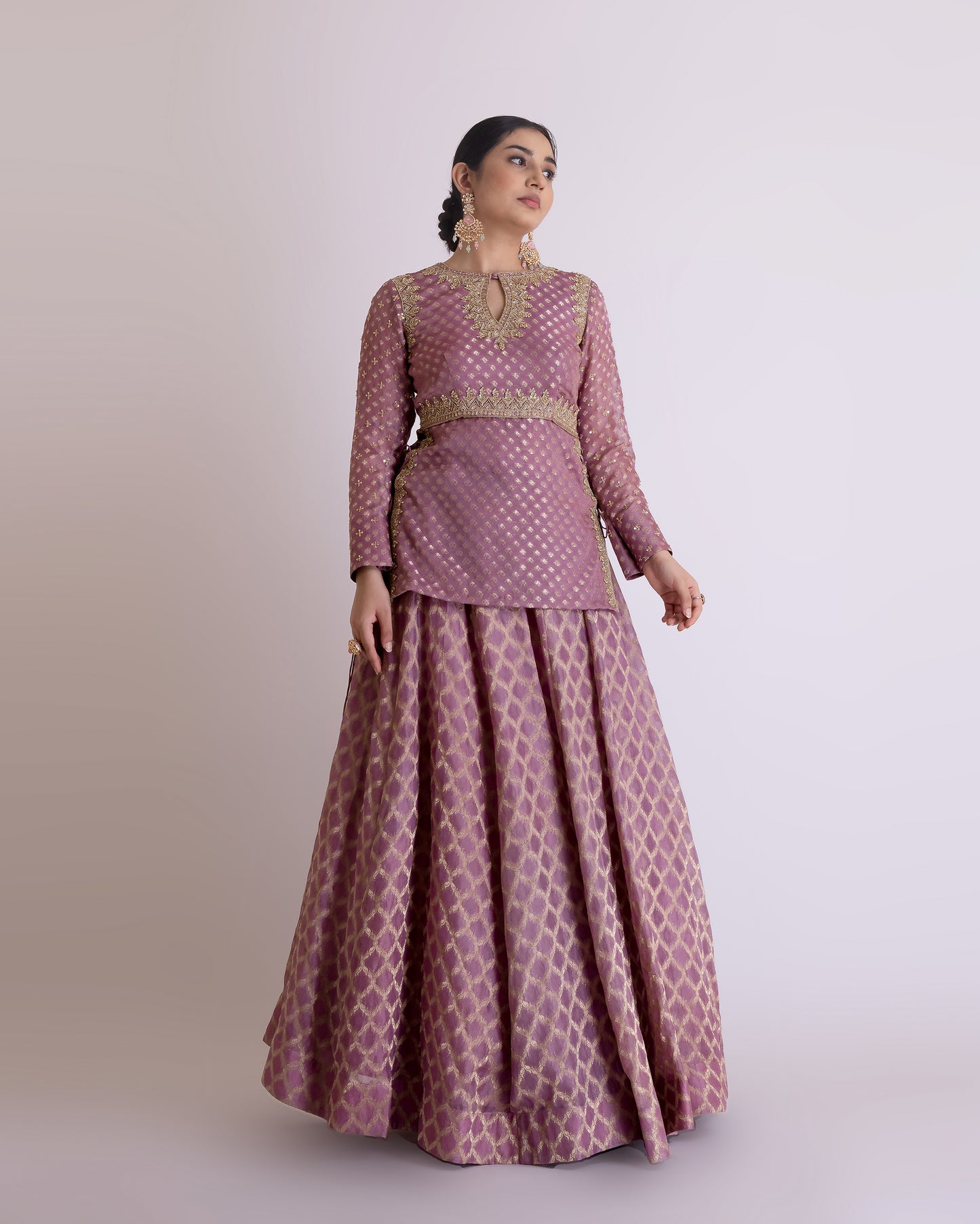 Banarasi jute Lehenga