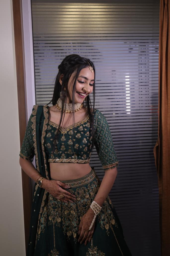 Pankh lehenga