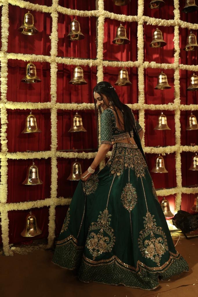 Pankh lehenga