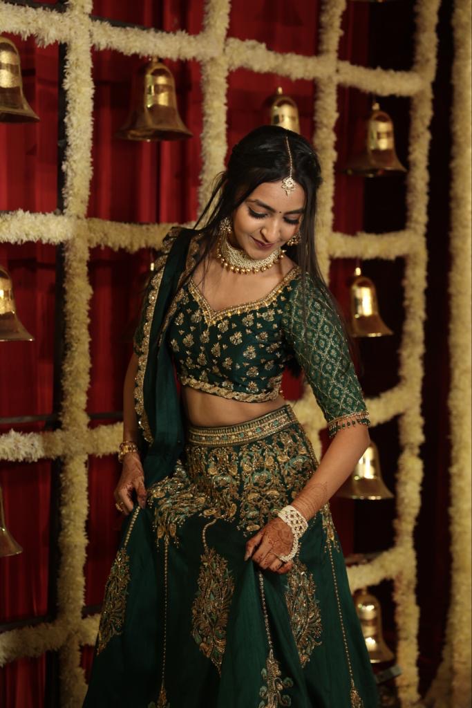 Pankh lehenga