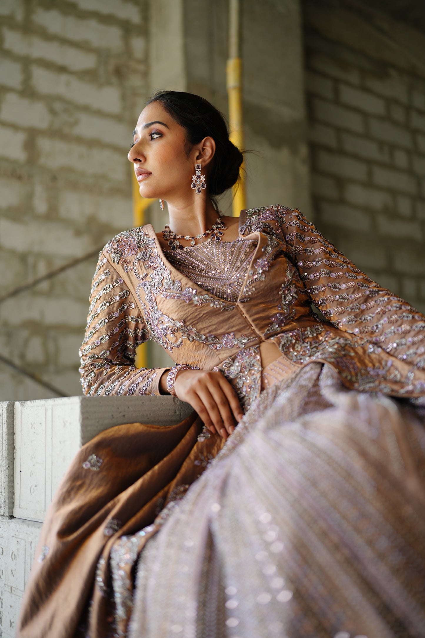 Amethyst Jacket Lehenga