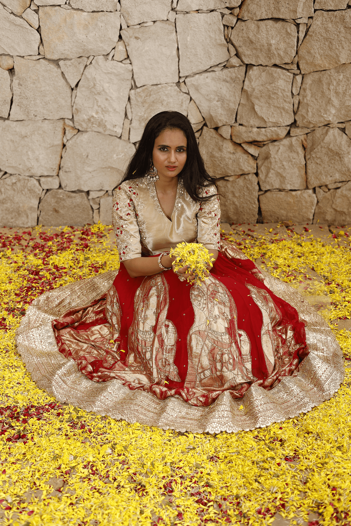 Madhubani lehenga