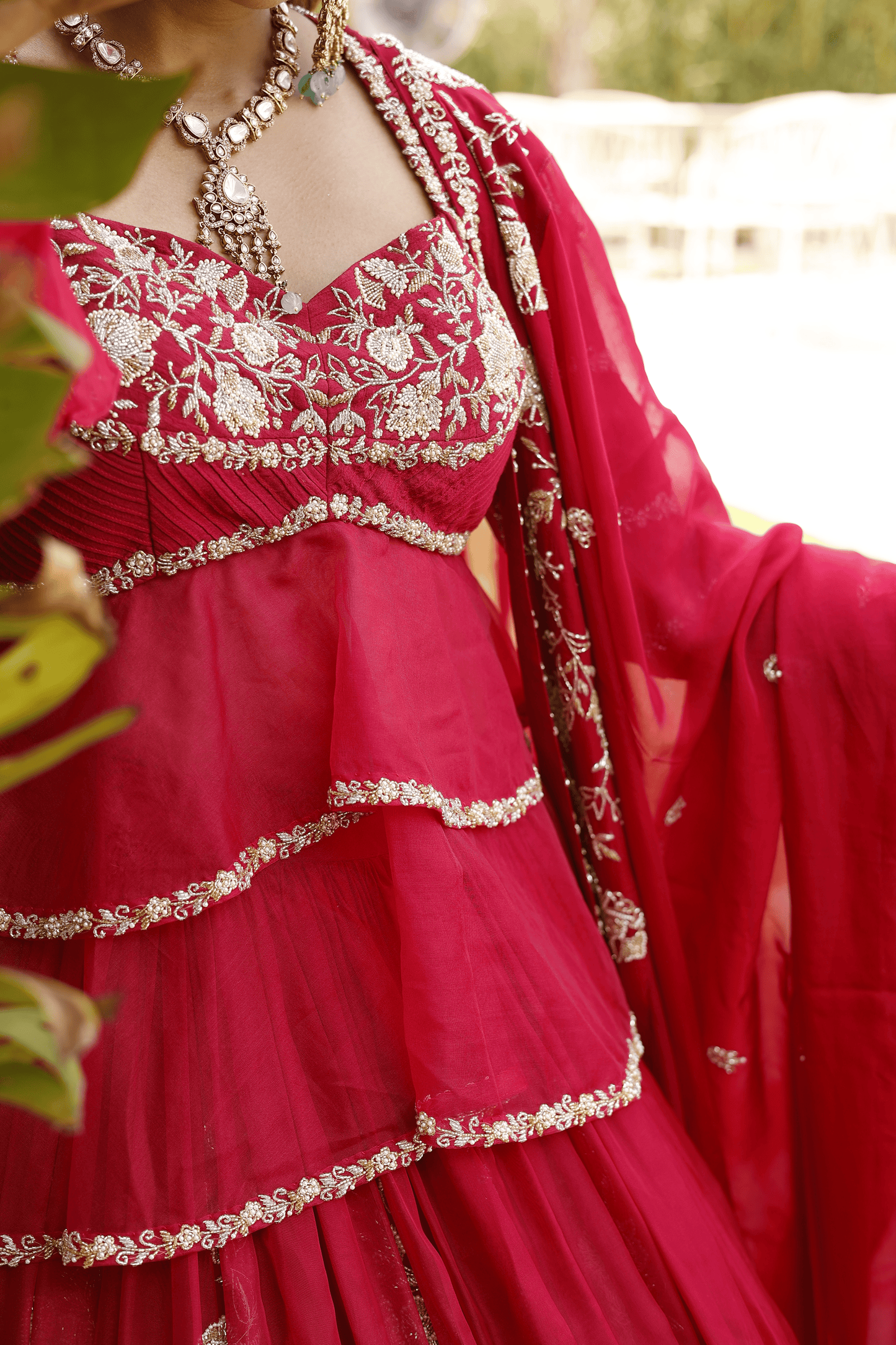 Carnation lehenga