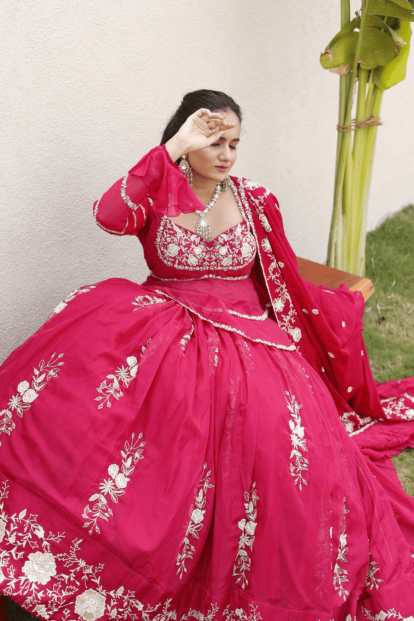 Carnation lehenga