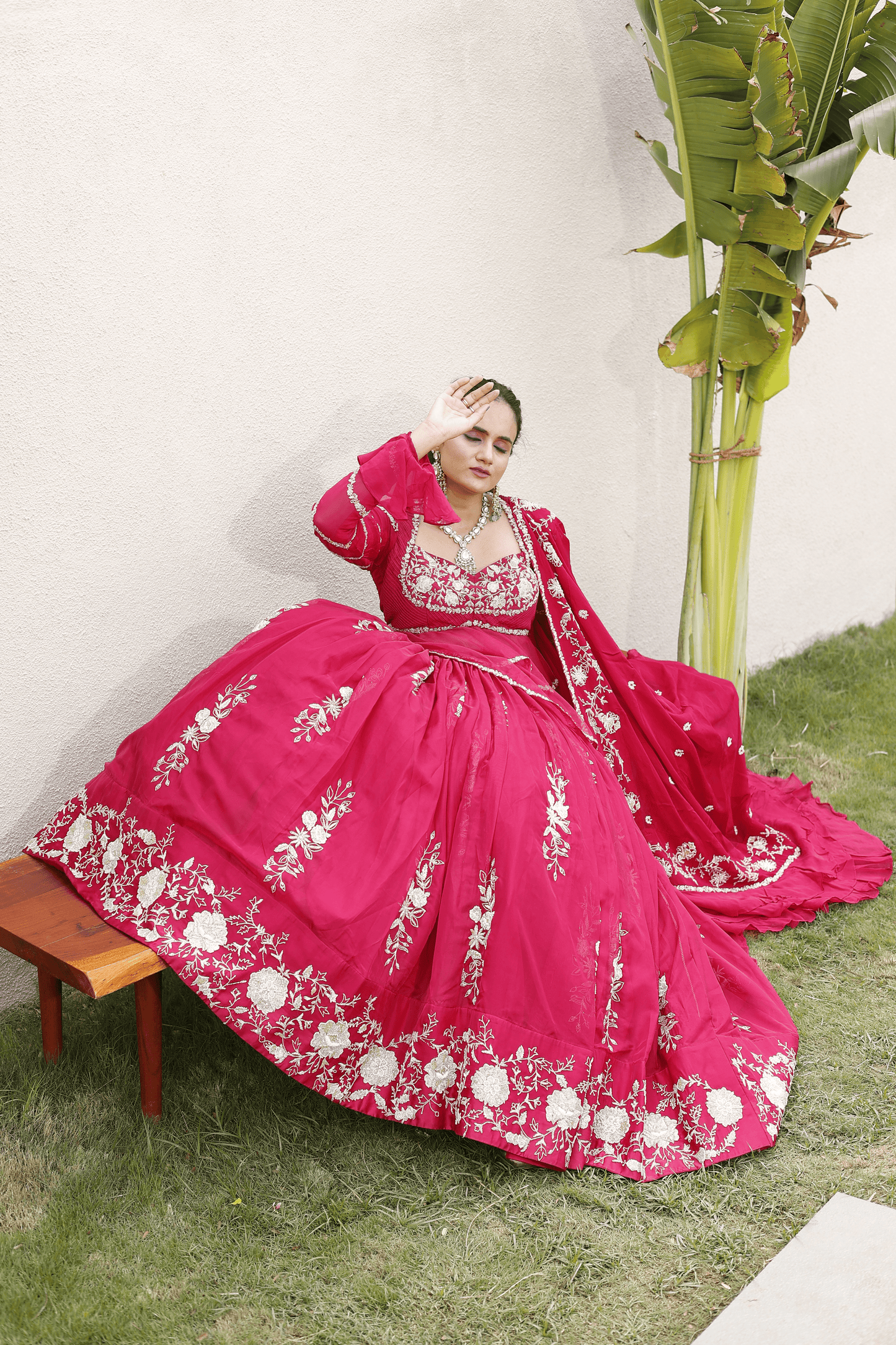 Carnation lehenga