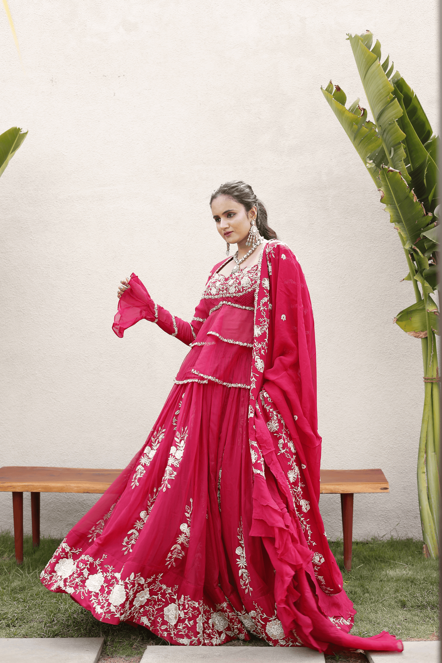 Carnation lehenga